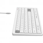 Клавиатура A4Tech Fstyler FBX53C White Беспроводная, Bluetooth