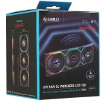 Охлаждение Lian Li UNI FAN SL WIRELESS LCD 3x120mm Black G99.12SLLCD1W3B.00 (Для системного блока)