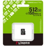 Флеш (Flash) карты Kingston Canvas Select Plus A1 U3 V30 SDCS3/512GBSP 512 ГБ
