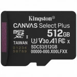 Флеш (Flash) карты Kingston Canvas Select Plus A1 U3 V30 SDCS3/512GBSP 512 ГБ