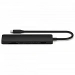 Док-станция Satechi 7-in-1 USB-C Slim Multiport Adapter with Ethernet Black ST-P7SK