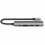 Док-станция Satechi 6-in-1 USB-C Slim Multiport Adapter Space Grey ST-P6SM