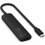 Satechi 4-in-1 USB-C Slim Multiport Adapter 4K Black ST-P4SK