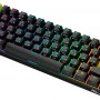 Клавиатура Royal Kludge C61 Black Green (Mint Switch) 6935280827976 Проводная, USB
