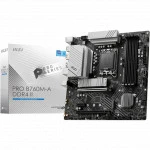 Материнская плата MSI PRO B760M-A DDR4 II Micro-ATX, LGA 1700