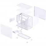 Корпус Jonsbo D32 PRO MESH White (Mini-Tower)