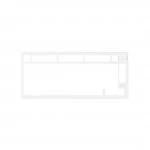 Аксессуар для ПК и Ноутбука HyperX Запчасть к клавиатуре верхняя панель Alloy Rise 75 - White 85U14AA