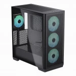 Корпус Aerocool APNX C1-R Black C1-R-BK-V1 (Mid-Tower)