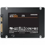 Жесткий диск Samsung 870 EVO MZ-77E2T0B/AM SSD (твердотельные), 2 ТБ, 2.5 дюйма, SATA