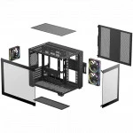 Корпус Deepcool CG330 3F Black R-CG330-BKNGM3-G Mini-Tower