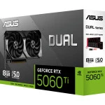 Видеокарта Asus NVIDIA GeForce RTX 5060 Ti DUAL DUAL-RTX5060TI-8G 8 ГБ
