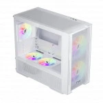 Корпус 1STPLAYER AU6 White AU6-WH-2FA7-14-W-2FA7R-W-1FA7-W Mini-Tower