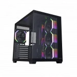 Корпус 1STPLAYER BV7 Black BV7-BK-3FH7R-1FH7 Mid-Tower