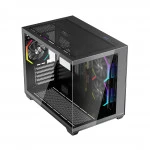 Корпус 1STPLAYER BV6 Black BV6-BK-2FH7R-1FH7 Mini-Tower