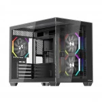 Корпус 1STPLAYER BV6 Black BV6-BK-2FH7R-1FH7 Mini-Tower