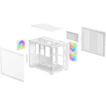 Корпус Ocypus Gamma C54 WH ARGB Gamma-C54-WHD300XX-GL Mini-Tower