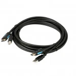 Кабель интерфейсный SmartBuy Кабель KVM USB+HDMI, 4K, 1.5m, TeslaSmart 0012547