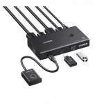 Аксессуар для ПК и Ноутбука UGREEN KVM Switch HDMI+USB 3.0, 2 входа, 1 выход 0014525