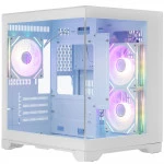 Корпус 1STPLAYER MEGAVIEW MV5-TP ARGB MV5-TP-WH-2FC7R-W-1FC7-W Mini-Tower
