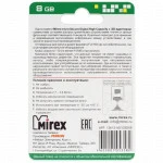 Флеш (Flash) карты Mirex microSDHC [13613-AD10SD08] 8 ГБ
