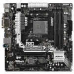 Материнская плата ASRock AB350M PRO4 AB350M Pro4 (Micro-ATX, AMD AM4)