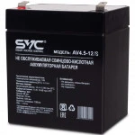 Сменные аккумуляторы АКБ для ИБП SVC AV4.5-12/S 12 В