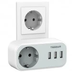 Распределитель питания Tessan TS-329 GREY TS-329-GREY