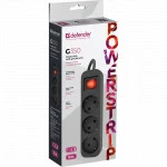 Распределитель питания Defender G350 5 м, 3 розетки 99335