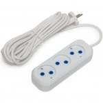 Распределитель питания SVC 3 розетки 5м белый XP3S-50M