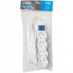 Распределитель питания SVC 4 розетки 3 метра белый ZP4S-30M