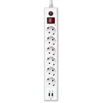 Сетевой фильтр Buro BU-SP1.8_USB_2A-W