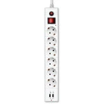 Сетевой фильтр Buro BU-SP3_USB_2A-W