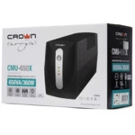 Источник бесперебойного питания CROWN CMU-650X 650 ВА, 360 Вт