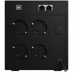 Источник бесперебойного питания Powercom Raptor Plus LCD RPT1600EULCD 1600 ВА, 960 Вт