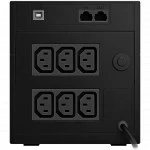 Источник бесперебойного питания Powercom Raptor Plus LCD RPT1200IULCD 1200 ВА, 720 Вт