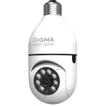 IP видеокамера Digma DV301 Купольная, Внутренней установки, Проводная, Вариофокальный объектив, 3.6 мм, CMOS, 3 Мп ~ 2304x1296