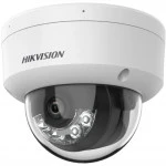 IP видеокамера Hikvision DS-2CD2123G2-LIS2U(2.8MM) Купольная, Уличная, Проводная, Фиксированный объектив, 2.8 мм, 1/2.7", 2 Мп ~ 1920×1080 Full HD