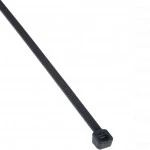 Инструмент для монтажа СКС Hyperline Стяжка нейлоновая неоткрывающаяся безгалогенная (halogen free) 300x3.6 мм полиамид 6.6 -40°C - +85°C черная (100 шт) GT-300IBC