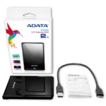 Внешние накопители ADATA DashDrive Classic HV620S USB 3.1 2.5" AHV620S-2TU31-CBK 2 ТБ