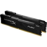 ОЗУ Kingston HyperX Fury Black 32GB 2400 MHz DDR4 CL15 DIMM HX424C15FB4K2/32 DIMM, DDR4, 32 Гб (2 х 16 Гб), 2400 МГц