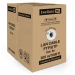 Кабель витая пара ExeGate UTP-2-C5e-CU-S24-IN-PVC-GY-305 EX281821RUS