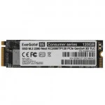 Жесткий диск ExeGate Next KC2000TP120 EX282314RUS SSD (твердотельные), 120 ГБ, M.2, PCIe