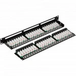 Патч-панель LANMASTER TWT-PP48/1U-U6 48 портов, UTP, Cat. 6