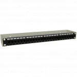 Аксессуар для серверного шкафа Hyperline Кронштейн настенный для 19" оборудования высота 1U глубина 110 мм фиксированный цвет серый BW19-1U-110F-RAL7035