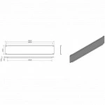 Аксессуар для серверного шкафа Hyperline Фальш-панель 2U цвет черный BPV-2-RAL9005