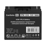 Сменные аккумуляторы АКБ для ИБП ExeGate DTM 1218 EX293360RUS 12 В