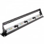 Патч-панель WRline Патч-панель 19" (1U) 24 порта RJ-45 WR-PL-24-C5E-D 24 порта, UTP, Cat. 5e