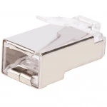 Коннектор WRline Коннектор RJ-45 под витую пару категория 5e экранированный универсальный (100 шт в упак.) WR-8P8C-5E-SH