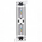 Патч-панель WRline Патч-панель настенная 12 портов RJ-45 категория 5е с подставкой WR-PL-12-C5E-WL-D (12 портов, UTP, Cat. 5e)