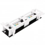 Патч-панель WRline Патч-панель настенная 12 портов RJ-45 категория 5е с подставкой WR-PL-12-C5E-WL-D (12 портов, UTP, Cat. 5e)